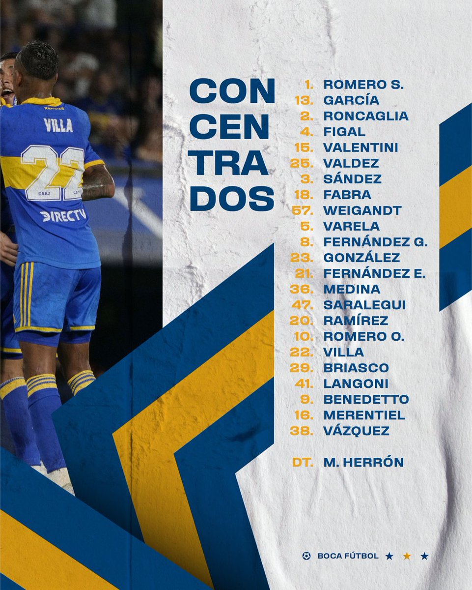 BocaJrsOficial's tweet photo. 🔜 ¡𝗣𝗥𝗢́𝗫𝗜𝗠𝗢 𝗣𝗔𝗥𝗧𝗜𝗗𝗢!

⚽ #TorneoBinance
🆚 Barracas Central
🗓 Sábado 1/4
🕙 15:30
🏟 Estadio Claudio Fabián Tapia
💻 https://t.co/MxPeQREH4R

#DaleBoca 🔵🟡🔵 https://t.co/z3C4FOt6zi