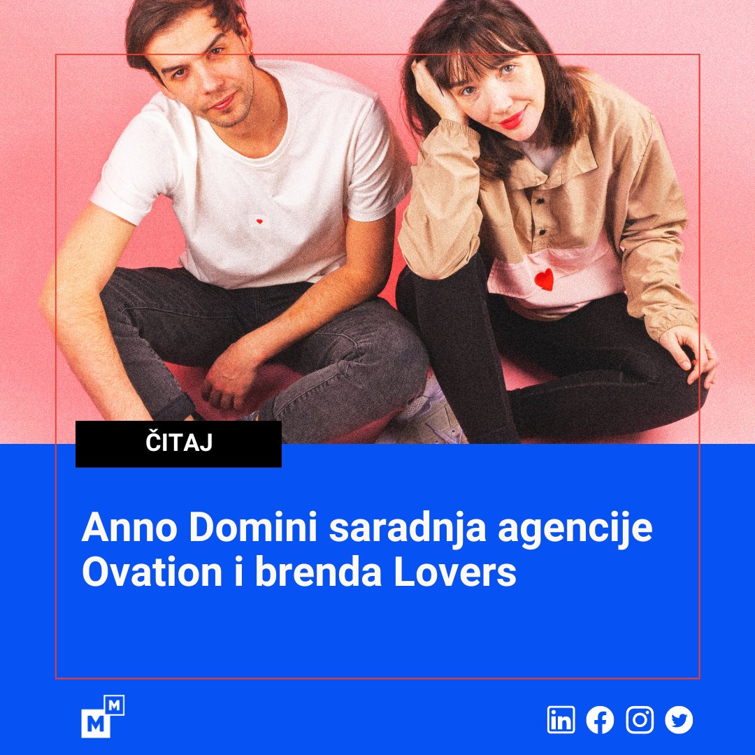 Sada već tradicionalna Anno Domini godišnja kolekcija agencije <a href="/OvationBGD/">Ovation Belgrade</a> ugledala je svetlost dana. Sa vlasnicom brenda Lovers Marijom Strajnić i kreativnim direktorom Ovationa Nemanjom Obradovićem razgovaramo o ovoj kolaboraciji. ow.ly/uxwr50NwEZn