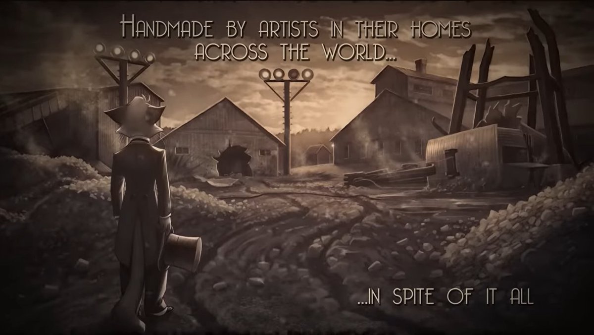 Why is nobody talking about this? 
Is so so sweet the message this image gives. 
The fact that, despite how hard the situation has been for animators nowadays, still something incredible like  #lackadaisy can be created and cheer up everybody.