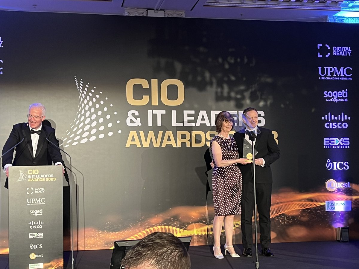 sioduggan_GS1's tweet photo. Congratulations to all the winners tonight! Fabulous evening and thanks to all the team @CIOAwards23 @businessposthq #CIOAwards so many well deserved winners!! Never too early to get working on your nomination for next year!!! #innovation #collaboration @GS1Ireland_hc @HSELive https://t.co/zj6qEVDg8j