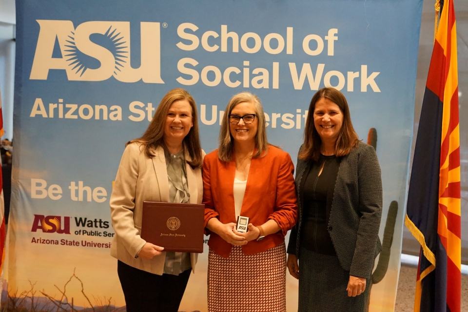 I am beyond proud to be the first social worker elected governor in U.S. history.

Thanks to the work of schools like @ASUSocialWork who are training the next generation of human services professionals, I know I won’t be the last. 
#SocialWorkMonth #SocialWorkBreaksBarriers