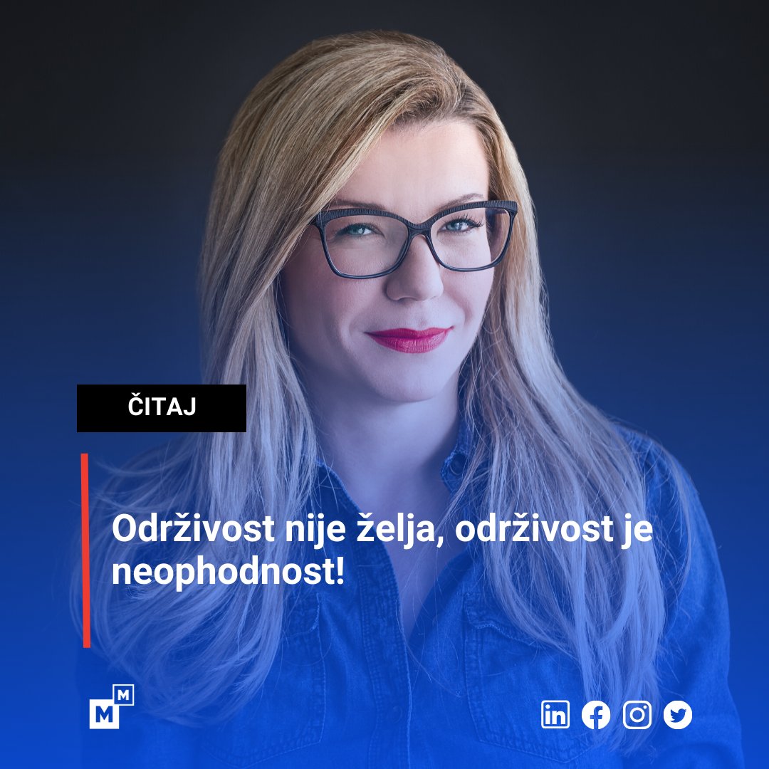 Marija Vićić, Executive Director u agenciji Two Rivers, na forumu #IZAZOV2023 biće moderator panela na temu "How to Make Advertising More Sustainable?". Tim povodom, za naš portal govori da li je budućnost oglašavanja održiva. ow.ly/xnbR50NwF3L