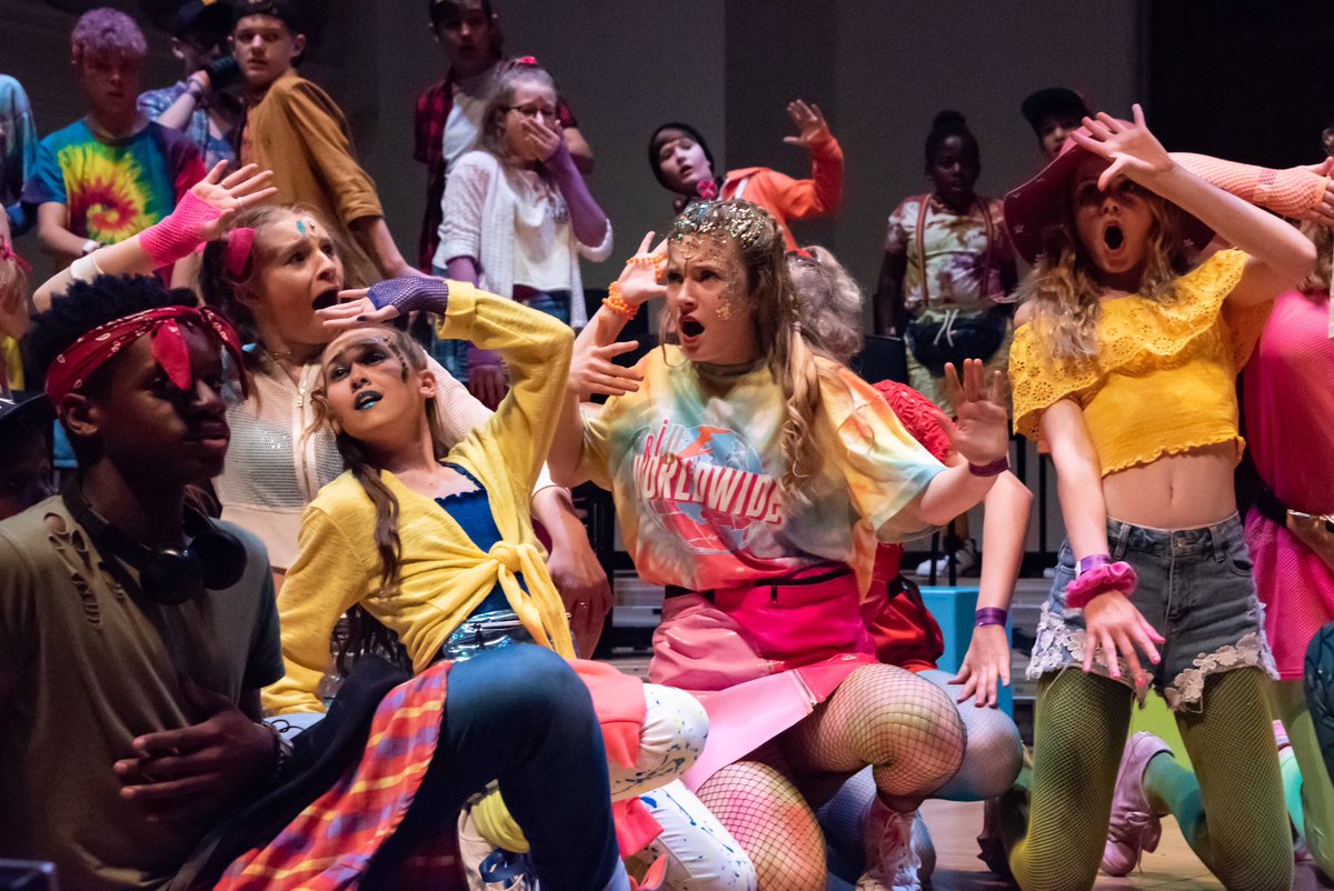 BTAOnStage's tweet photo. Godspell❤️🧡💛💚💙💜 https://t.co/cqbj8IGrb0