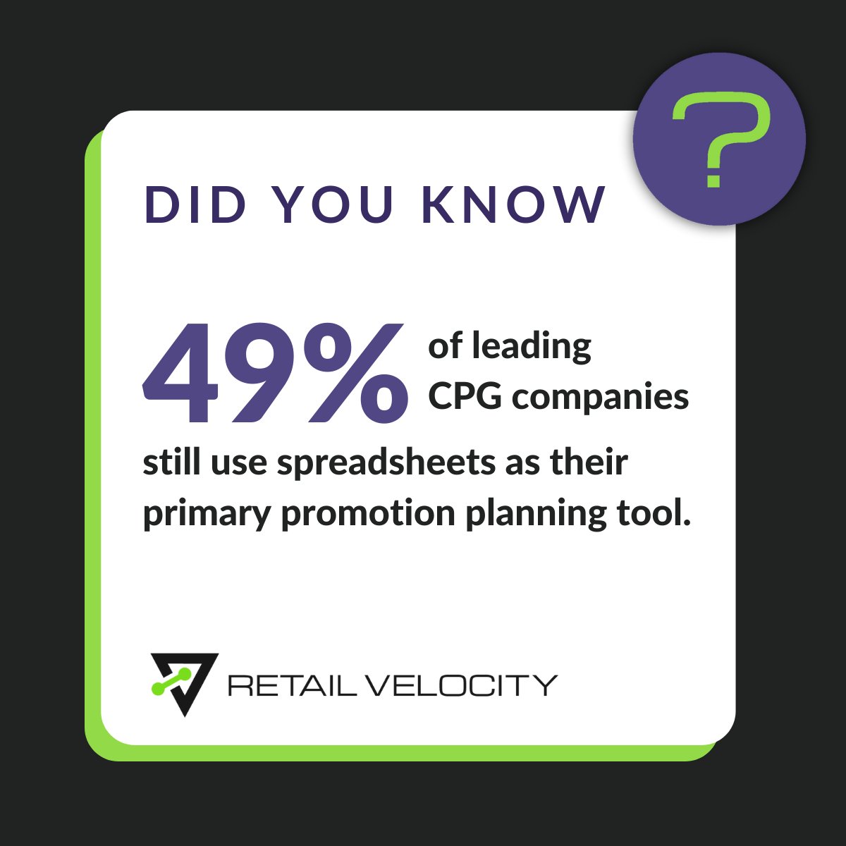 Spreadsheets have their place in the business world—using them for #tradepromotion planning and post-performance analysis shouldn’t be one. CPGs need reliable #retaildata and analytics to effectively plan, track, and measure their promotional efforts. hubs.ly/Q01JLtXB0