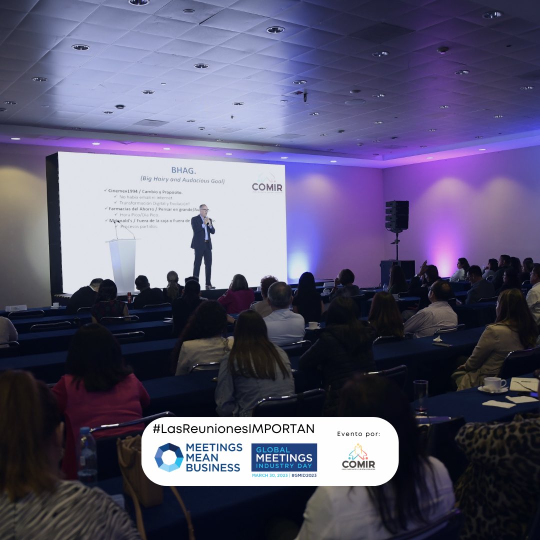 COMIR_'s tweet photo. Esta mañana, durante la celebración del #GMID2023MEXICO compartimos información de gran valor para nuestra Industria, platicamos sobre:

Porque #lasreunionesimportan nos unimos a conectar y celebrar un año más de eventos 🎉
#GMID2023 #TODOSSOMOSCOMIR https://t.co/aXiFHFcrb5