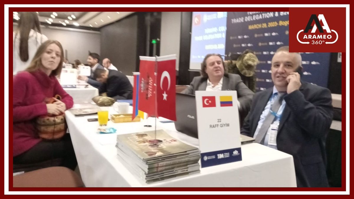 PrensaArameoSAS's tweet photo. #RuedaDeNegocios #MisiónComercial|

Economía #Turca Busca Levantarse Con Misiones #Multisectoriales Dirigidas A Empresarios Colombianos

Sectores #Textil #Alimentos #Químicos #Mármol #Acuicultura #Software #Maquinaria  #Accesorios https://t.co/B6dDs7mq9b