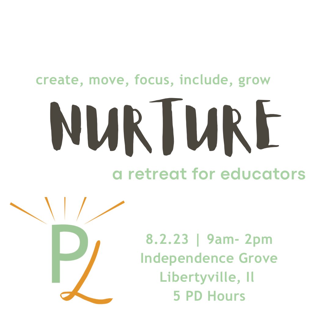 Still over here making my own dreams come true by creating space for brilliant educators across northern Illinois to gather. Save the date. Make it a date. Give this to yourself. August doesn’t have to start with anxiety. 💛 #PairedLearningPresentsNurture