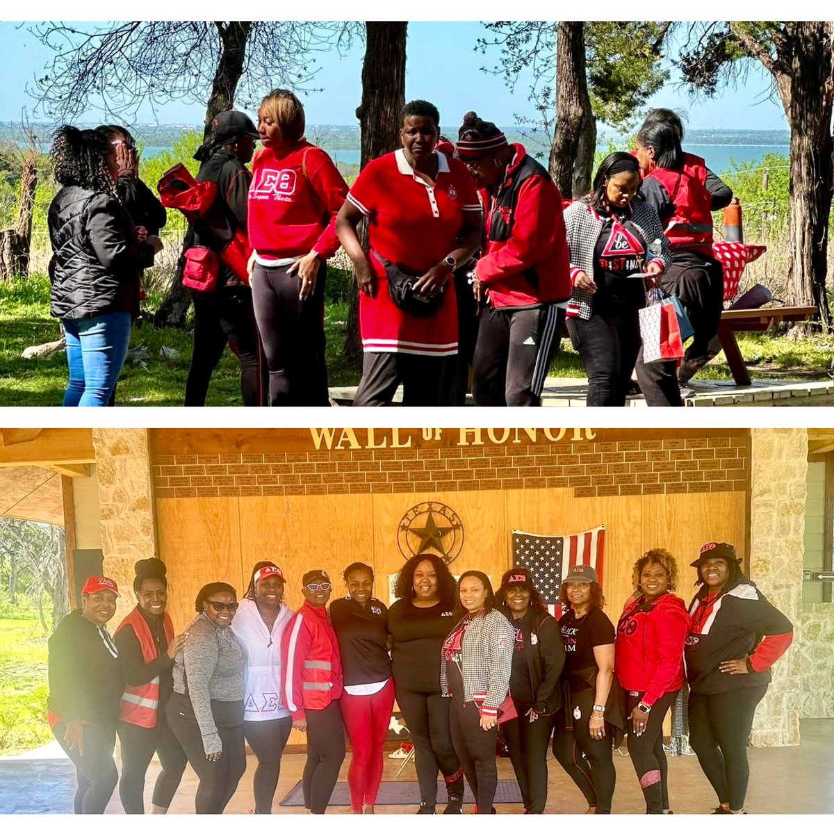 SWDCA_DST's tweet photo. SWDCA's Sisterhood Prayer Walk enabled Sorors to spend time together and bond while meditating, praying, walking, and doing yoga.
#SWR31DaysOfLove #ForwardWithFortitude
#SWDCASisterhoodMonth2023
#UnitedInSisterhood
#DSTInc1913
#DST1913
#swbelieveinlove2023 https://t.co/1B6UDdubWR