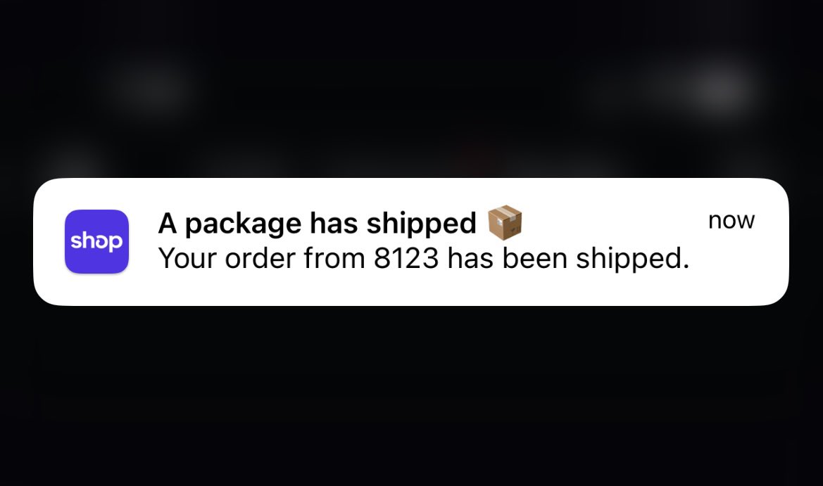 swemobarbie's tweet image. Did anyone else get this shipping notif? Pioneer anniversary repress? 👀 #themaine