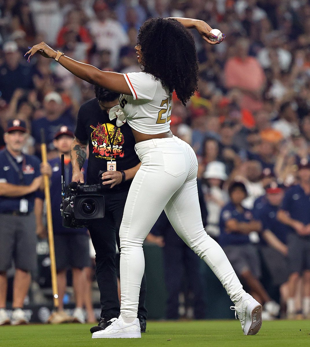 Stallion Access on Twitter "Megan Thee Stallion throwing the first