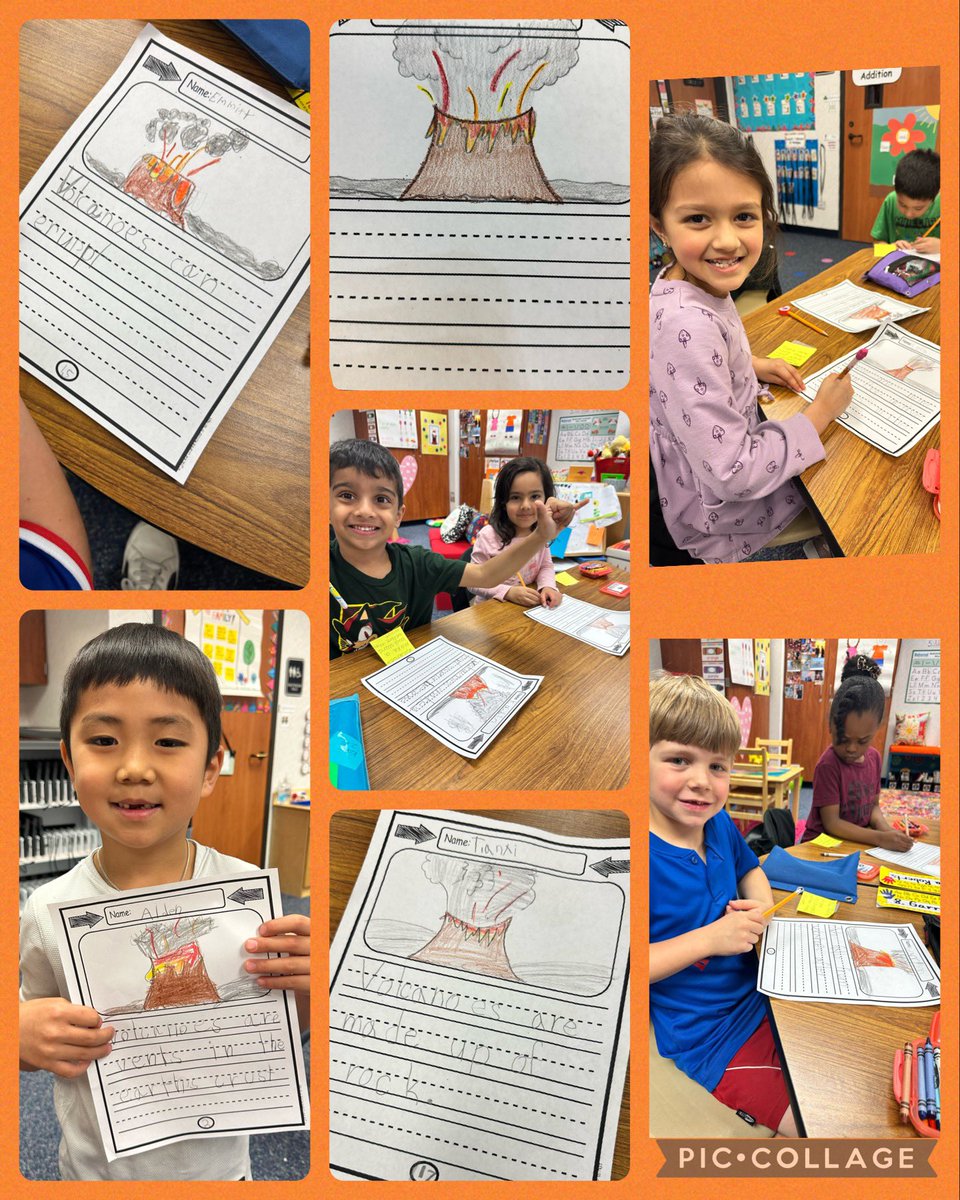 MsHKinderCrew's tweet photo. Researching volcanoes has been a BLAST this week 🌋 #researchunit @LindseyElem https://t.co/wayc0lCcPQ