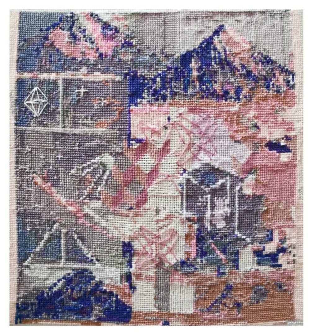 Pale_Blue_Pixel's tweet photo. 𝙆𝙚𝙚𝙥𝙞𝙣𝙜 𝙎𝙩𝙞𝙡𝙡 ䷳ (mountain/mountain)

Digital photography >stable difussion>cross stitch.

24.5*24.5 cm &amp; > 19700 ⊠ https://t.co/QGQgqJ8mdo