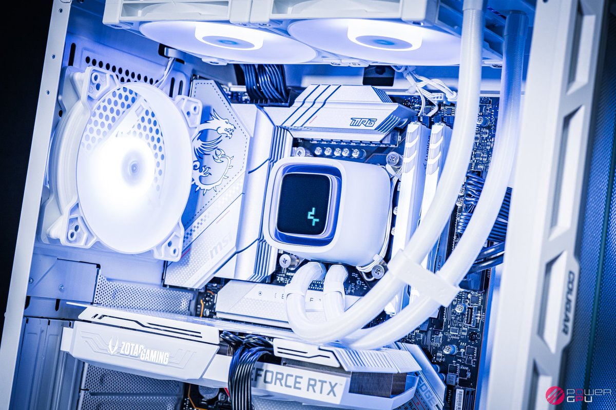 PowerGPU's tweet photo. Would you want an all white build? https://t.co/5y6vLLgpaa