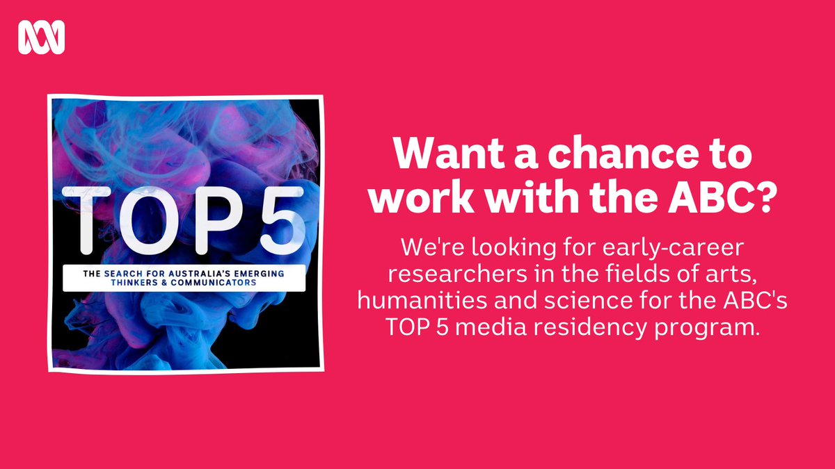 Are you passionate about communicating your ideas to the public?📢 Apply for the 2023 #ABCTOP5 residency program and learn how to share your work with the world! 👉ab.co/3zgVwfD #storytelling #engagedresearch #outreach