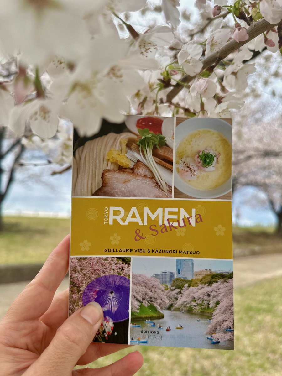 Gokanmag's tweet photo. Vous aviez été très nombreux à commander le @gokanmag sur #Tokyo avec son guide de poche "#Ramen &amp; #Sakura"🌸🍜
N'oubliez pas de le glisser dans votre valise lors de votre prochain #voyage et partez à la découverte culinaire de Tokyo tout en profitant des plus beaux spots Sakura! https://t.co/fPJiOZn0lx