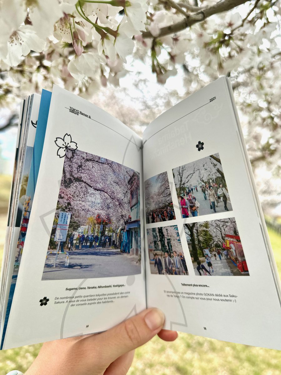 Vous aviez été très nombreux à commander le @gokanmag sur #Tokyo avec son guide de poche "#Ramen &amp; #Sakura"🌸🍜
N'oubliez pas de le glisser dans votre valise lors de votre prochain #voyage et partez à la découverte culinaire de Tokyo tout en profitant des plus beaux spots Sakura!