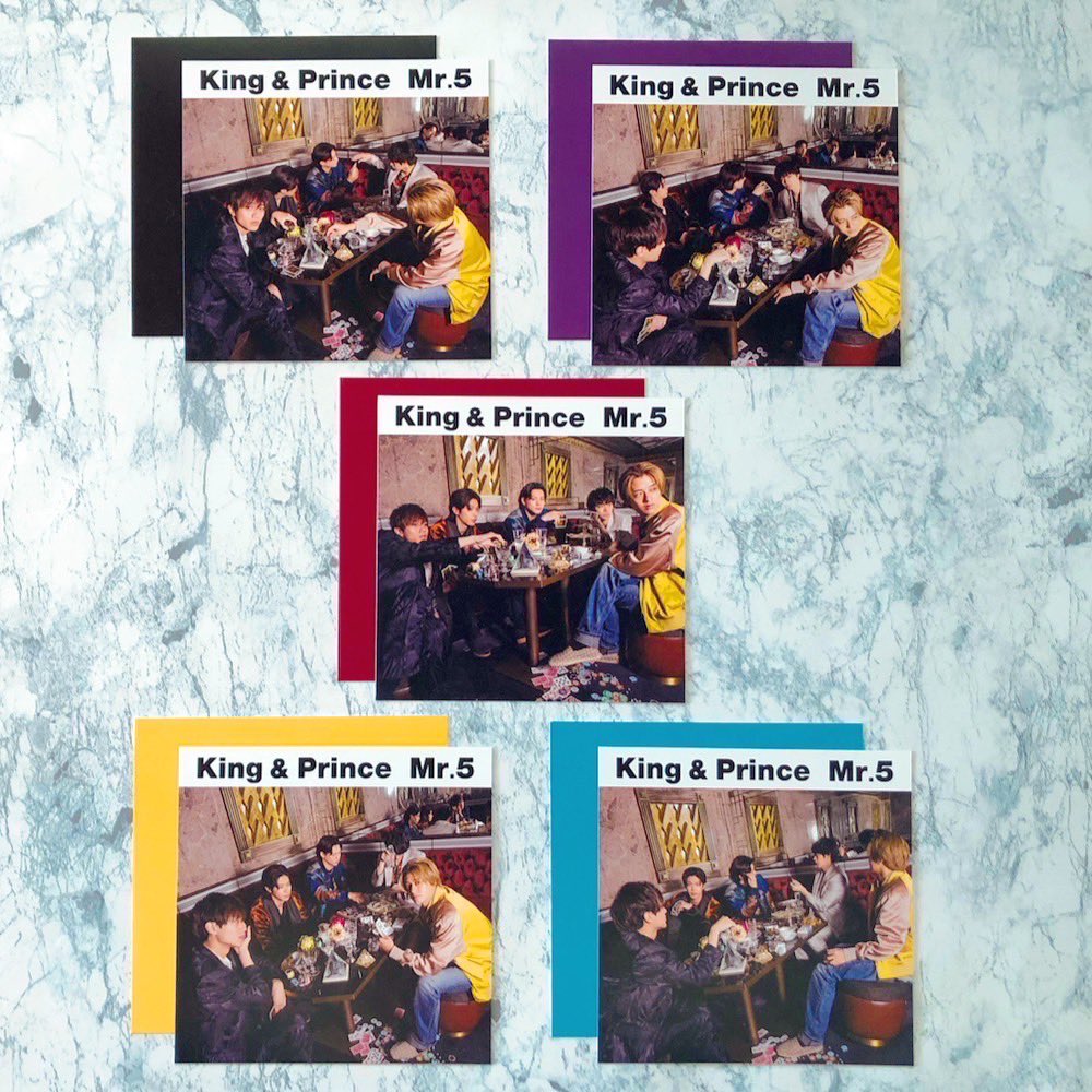 King&Prince】ベストアルバム｢Mr.5｣4/19(水)発売 予約特典・割引情報 