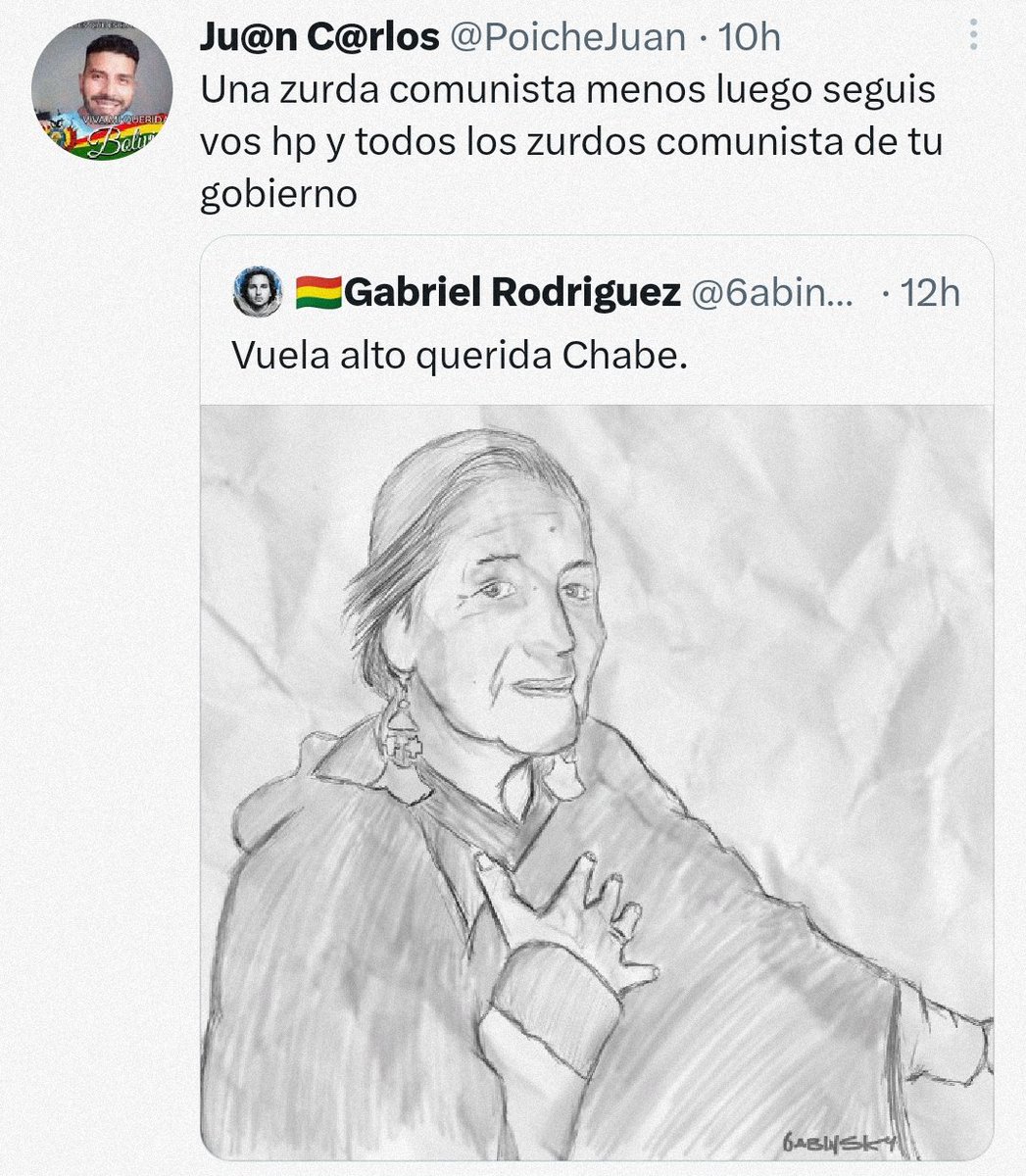 Joven @PoicheJuan destrozó en redes a comunista vagabundo @6abinsky
