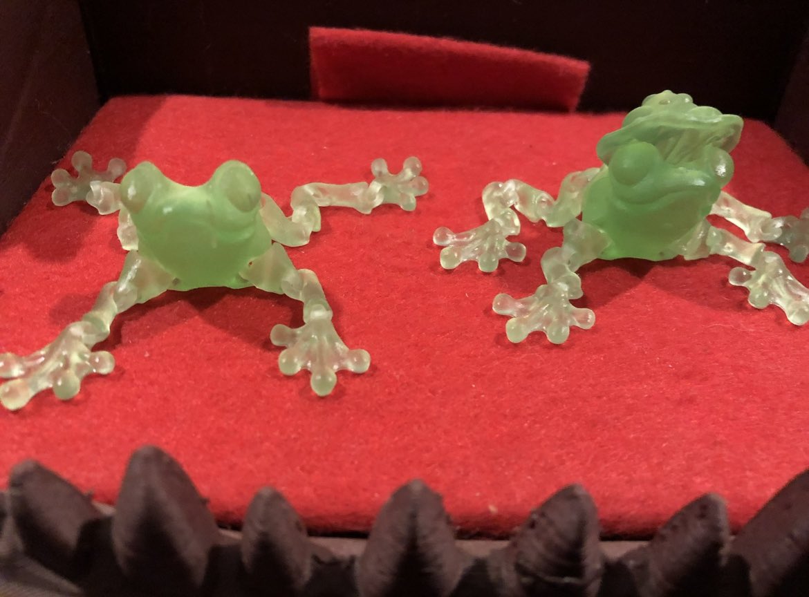 Cute little frogs. #3Dprinted