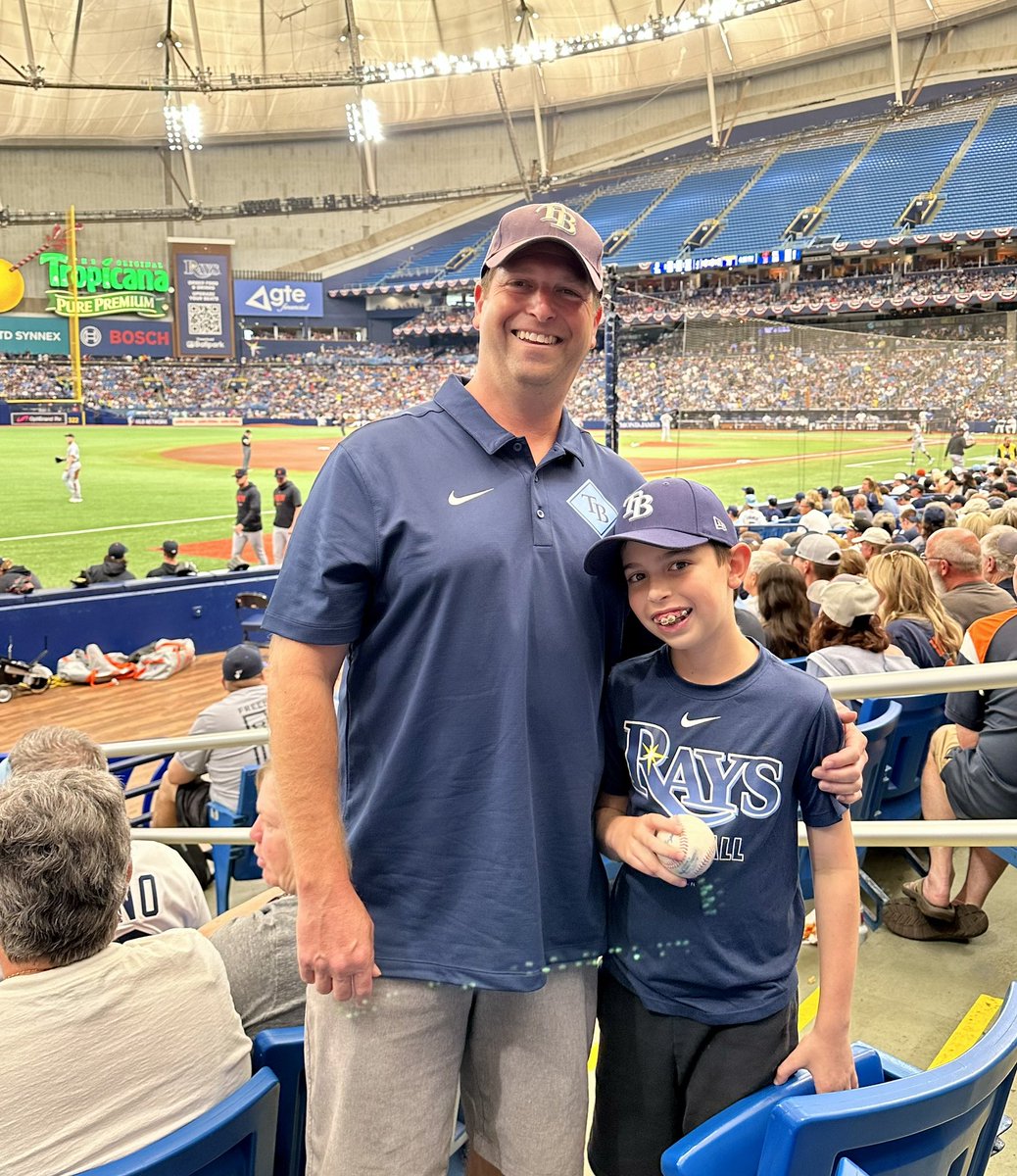 Great opening Day! Rays win! #RaysUp @RaysBaseball