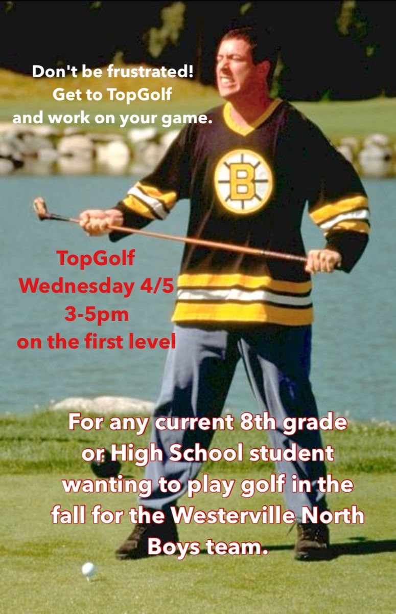 Our next TopGolf for those that can make it will be Wednesday 4/5 from 3-5pm. Open to incoming Freshman in the fall of 2023.
