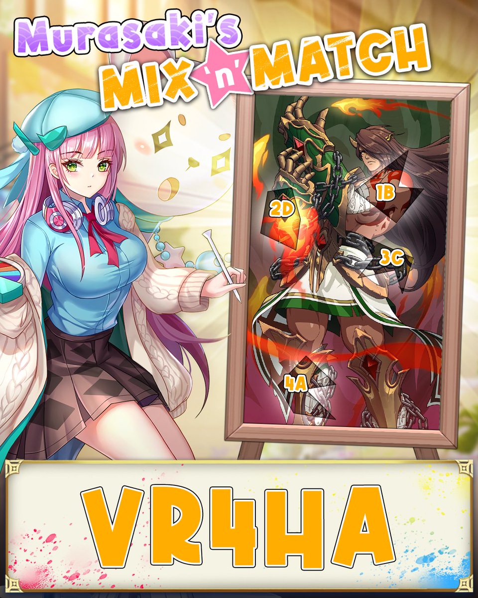 🎨 It's perfect! Prometheus is looking more than lovely!

Murasaki thanks you all with a special gift!

💎 Code: VR4HA

#MythicHeroes