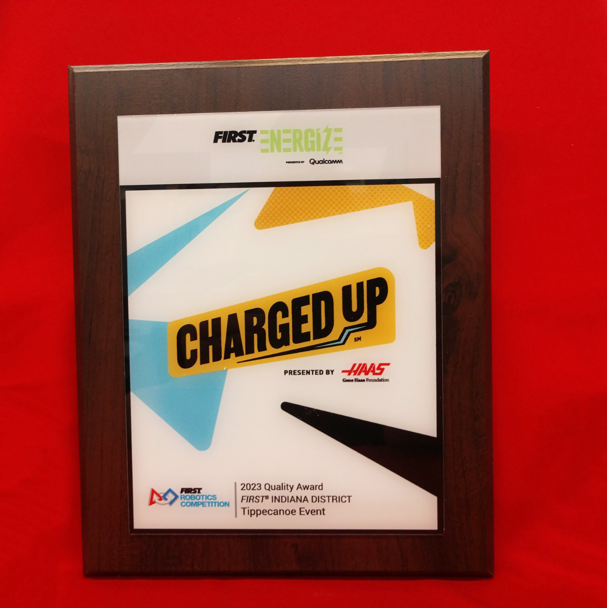 Received a 2nd Quality Award at Tippecanoe! Our alliance came in 3rd.
#tscschools #FIRSTINRobotics #CHARGEDUP
<a href="/BayerUS/">Bayer U.S. 🇺🇸</a>
<a href="/CaterpillarInc/">CaterpillarInc</a>
<a href="/McCutcheonHS/">McCutcheon High School</a>
<a href="/Nanshan_USA/">Nanshan USA</a>
<a href="/purduefirst/">Purdue FIRST Programs</a>
<a href="/PurdueINMaC/">Purdue Polytechnic IN-MaC</a>
<a href="/texasroadhouse/">Texas Roadhouse</a>
<a href="/FRCTeams/">FIRST Robotics Competition</a>
@FIRSTINRobotics
<a href="/McC_Engineering/">McCutcheon E&T Dept</a>
