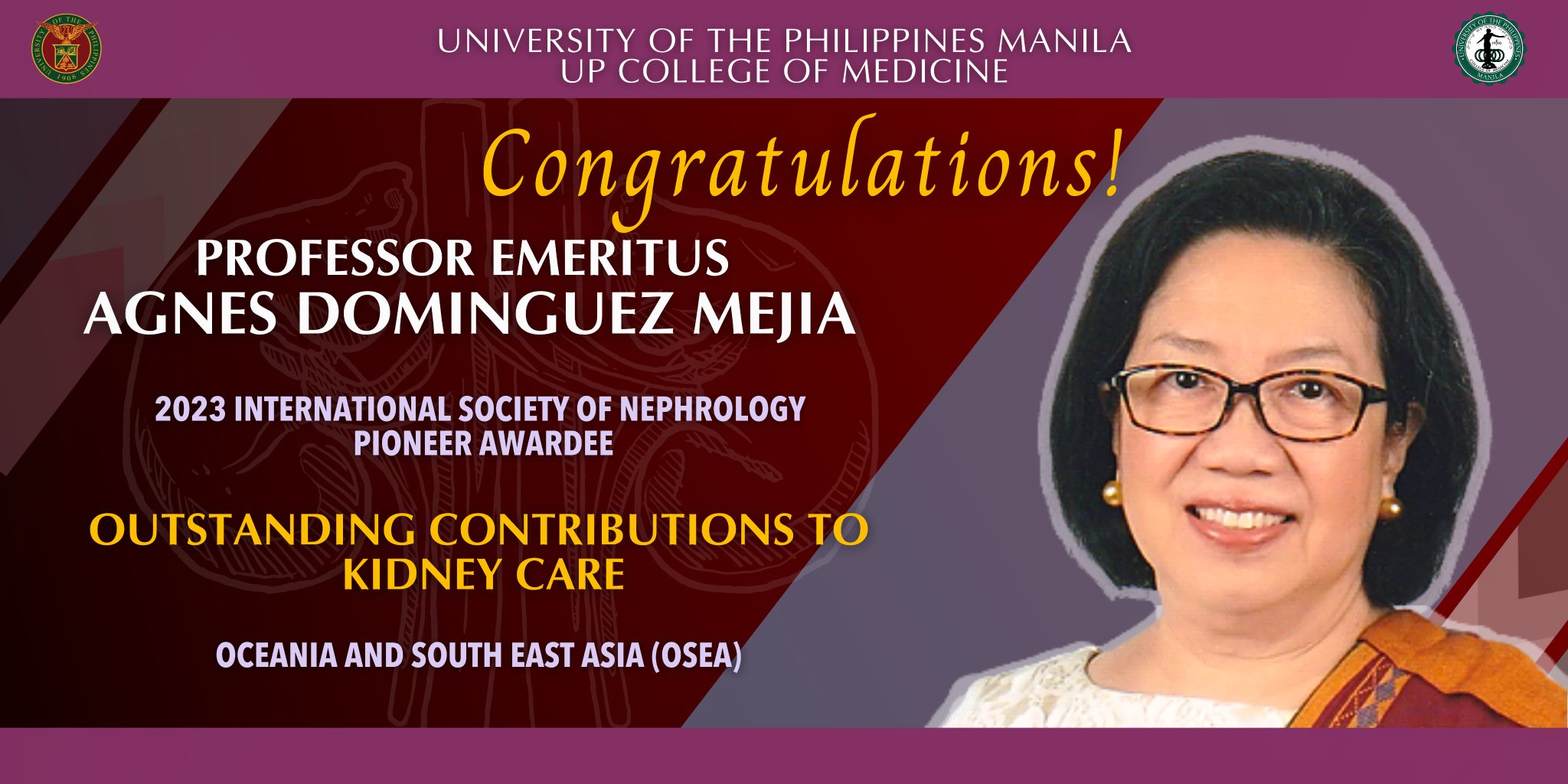 UP Manila on Twitter "UP College of Medicine Professor and former dean