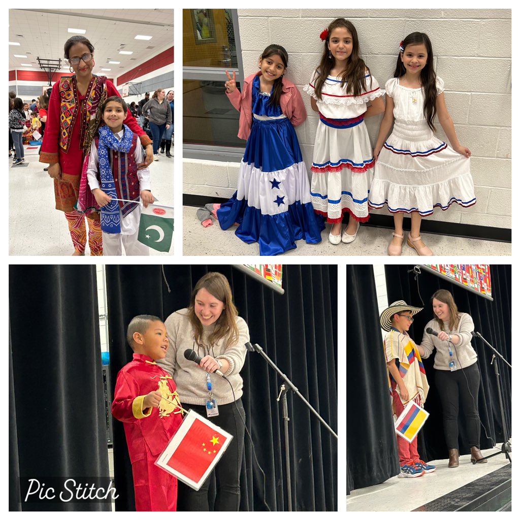 PandaCounselors's tweet photo. We had an amazing night at our @SHESPandas multicultural festival! We saw so many of our students representing their cultures and learning about others! Our 5th grade chorus sang Sisi Ni Moja which means We Are One in Swahili❤️ We are all one big Panda Family! @PWCSNews @SHHebner https://t.co/jvn3Geip4s