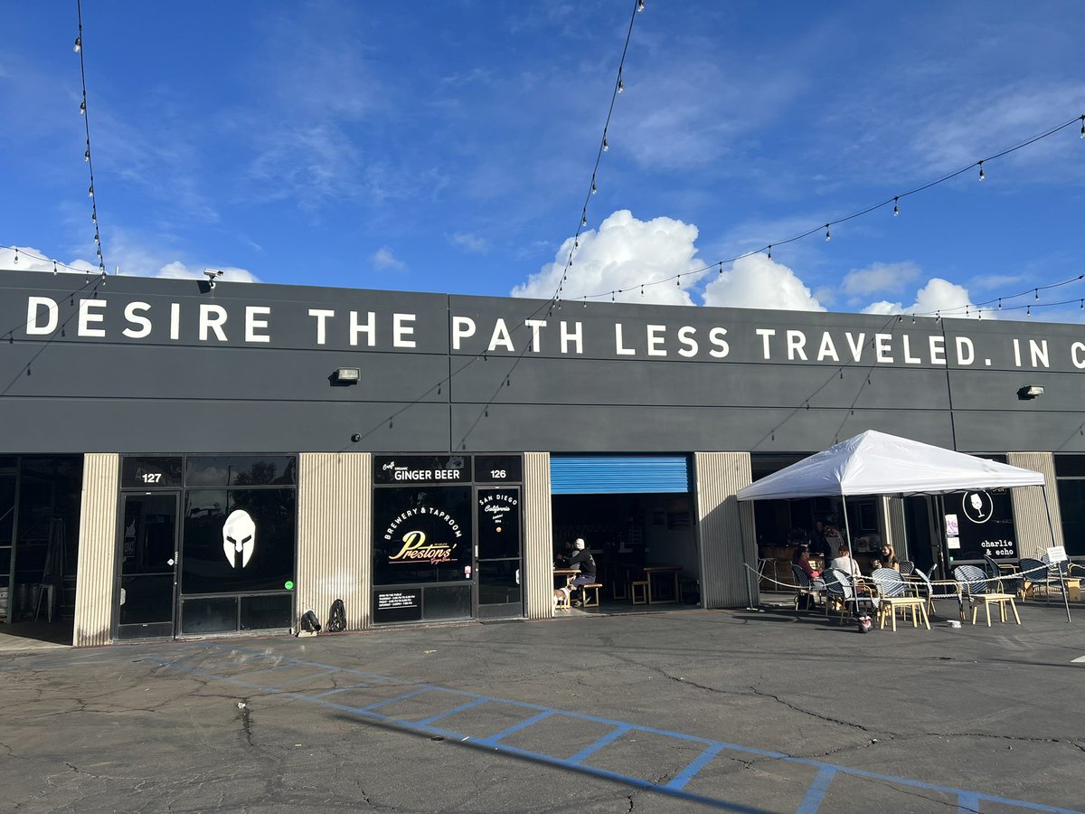 Looks like the <a href="/UXSpeakeasy/">UX Speakeasy | IxDA San Diego</a> crew chose a really cute hidden gem on Miralani Dr, so many crafty foody things in a cool hidden pocket <a href="/ProtectorBrew/">Protector Brewery</a>