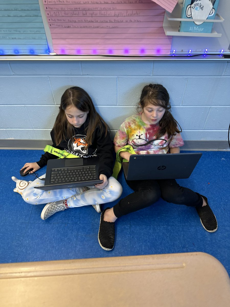 Adding final touches to their historical fiction writing of Jamestown with some peer assistance. #iReady