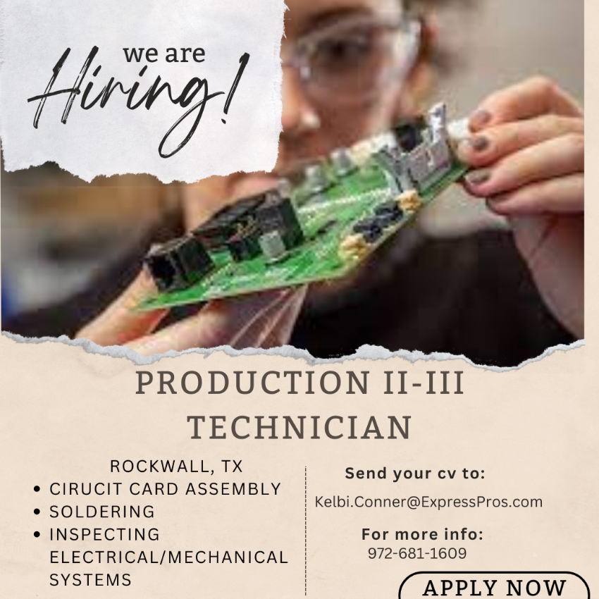 Are you looking for a better career opportunity? If so, and you have the experience required, then you should APPLY!
Call or text: 972-681-1609 / Email: Kelbi.Conner@Expresspros.com