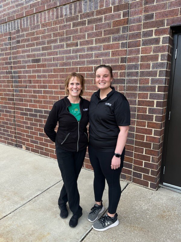 Penn Athletics is fortunate to have the best Athletic Trainers! Thank you Tricia and Jaymee for all you do for our student-athletes!! #NationalAthleticTrainingMonth @The_Pennant