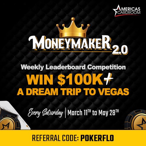 🚨 GIVEAWAY ALERT! 🚨 Win tickets to the Moneymaker 2.0 in #Vegas! ✨ 

To enter:
✅ Follow me
✅ Retweet this
✅ Tag a friend you'd bring along
✅ Comment with your ACR name

🎟️ 🏆 Don't miss out! ⏰ #Moneymaker2 #PokerGiveaway #TagAFriend #ACR