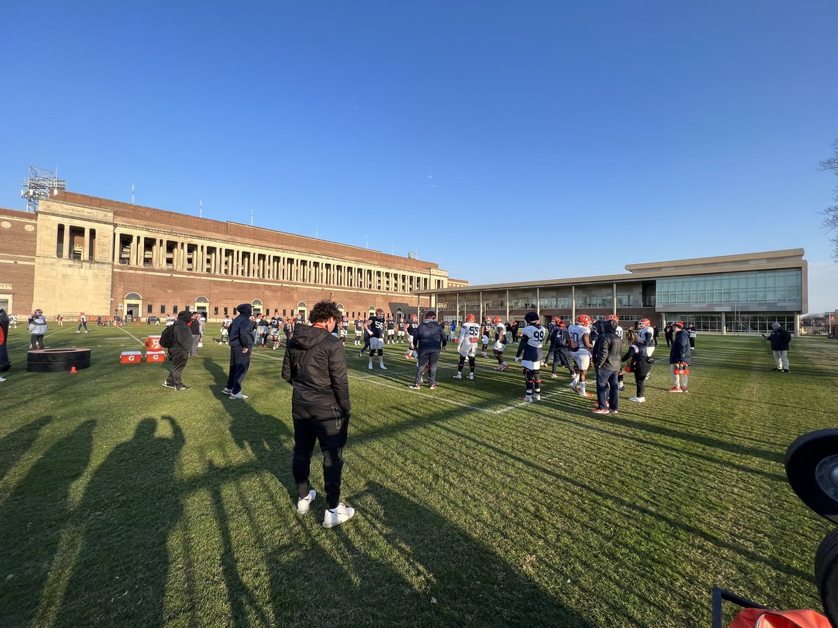 Thank you <a href="/IlliniFootball/">Illinois Football</a> and all the staff for an amazing spring practice!Had a great time seeing the Fighting Illini work this morning!  <a href="/FOOTBALLWVHS/">Waubonsie Valley Football</a> <a href="/coachPatRyan/">Pat Ryan</a> <a href="/CoachSaboFIST/">Kevin Sabo</a> <a href="/SalomonDLcoach/">CoachSalomon</a>  <a href="/EDGYTIM/">Timothy “EDGYTIM” OHalloran</a> <a href="/PrepRedzoneIL/">Prep Redzone Illinois</a> <a href="/CoachChris_Roll/">Coach Chris Roll</a> <a href="/DeepDishFB/">DEEP DISH FOOTBALL</a> #INVESTED