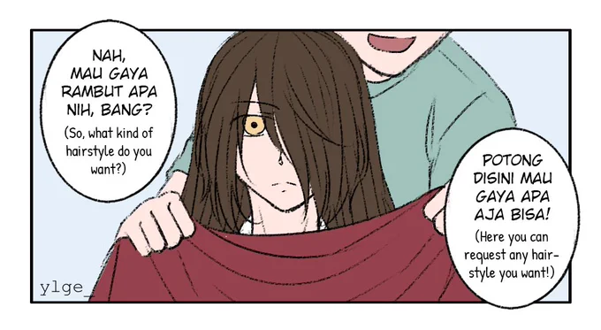 #BamKhun #KhunBam - Wattpad Couple AU (I've decided to call this AU this)
.
Getting new haircut 💇‍♀️ (1/2)
.
Do you know which scene leads to this? 👀 https://t.co/I5tF0bD8eC 