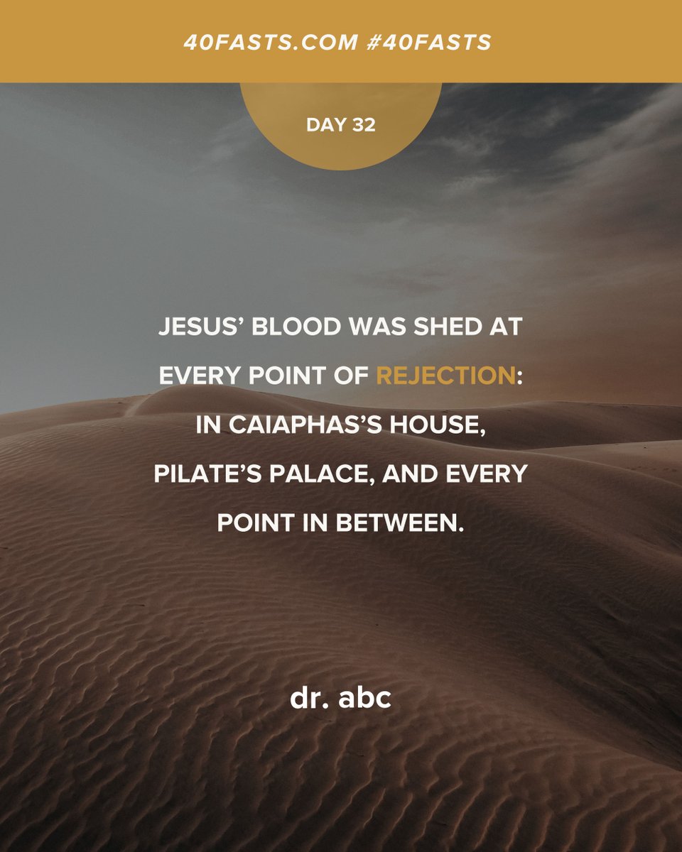 aliciachole's tweet photo. Jesus’ blood was shed at every point of rejection: in Caiaphas’s house, Pilate’s palace, and every point in between.
(p. 167) #40fasts https://t.co/j5kX18cqcV