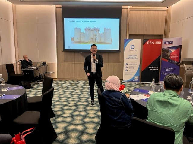 RSAAPJ's tweet photo. Thanks to the @RSAsecurity #partners, @MTechSG, and #Cydentiq for joining us in #Malaysia  to learn how a unified #identity platform:

⚠️Prevents #cybersecurity threats
🔒  Secures #access
✔️Enables #compliance 

Learn more about the RSA Partner Program ⬇️
https://t.co/c8lwbQO7Ol https://t.co/k8WkEvAMtZ