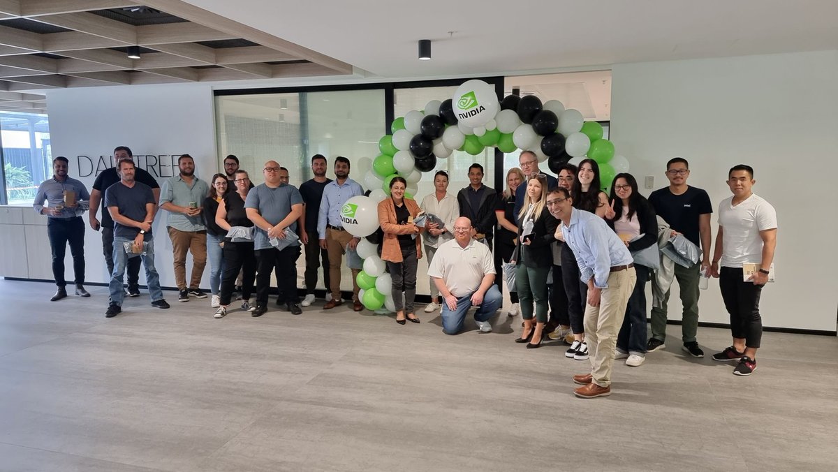 DickerData's tweet image. Last week, our @DickerData team hosted #NVIDIA for a comprehensive sales training for our sales and BDM teams to coincide with the highly anticipated NVIDIA GTC 2023 event.

Thank you to the NVIDIA team for coming out to our office! #ITDistribution