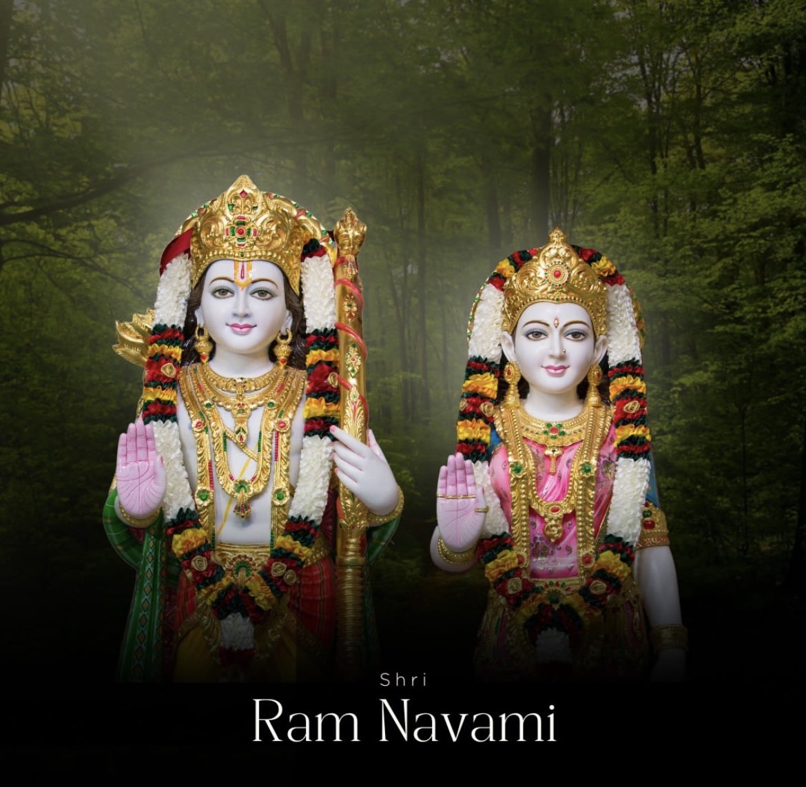 Happy Ram Navami nd Swaminarayan Jayanti🙏🙌
#RamaNavami #SwaminarayanJayanti
