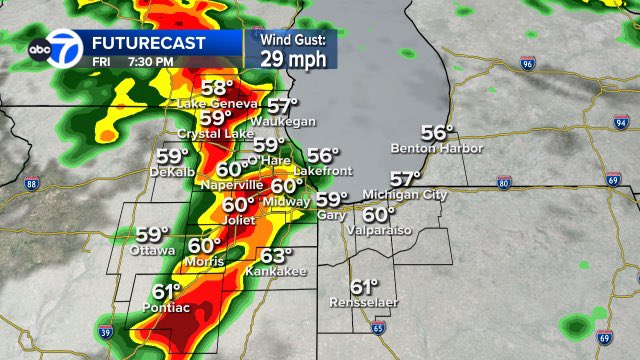 CherylScottWX's tweet photo. Share! We’ve been Upgraded to an ENHANCED Risk (Level 3 of 5) of severe storms across our region Friday.
Strong Storms will develop Friday afternoon. SEVERE TIMING: 3PM - 11PM. THREATS: Destructive Winds, Tornadoes (significant Tornadoes Possible), Large Hail. @ABC7Chicago https://t.co/DWQgVGWWOB