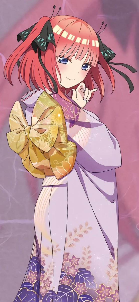たつやさんがTwitterに投稿した中野二乃(五等分の花嫁)のイラスト。