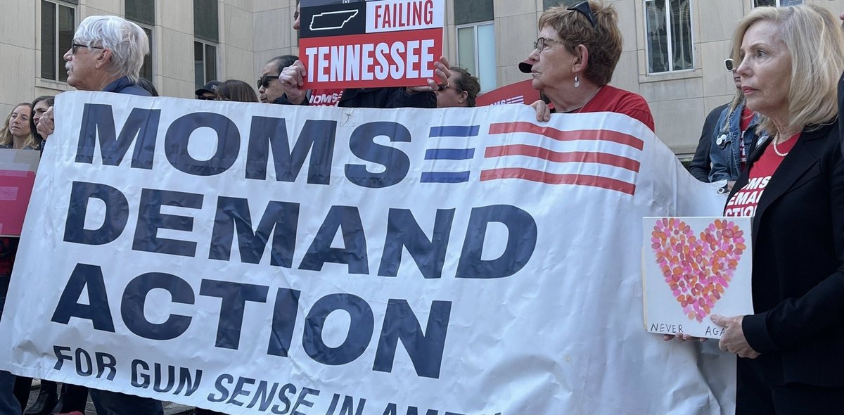 Moms Demand Action (@momsdemand) on Twitter photo We're tired of our communities being devastated by gun violence. We are heartbroken by this crisis that kills and wounds hundreds of people every day.
Join us on Sunday to learn what you can do to demand lawmakers take action to #EndGunViolence. RSVP: bit.ly/FedUp_TW We're tired of our communities being devastated by gun violence. We are heartbroken by this crisis that kills and wounds hundreds of people every day.
Join us on Sunday to learn what you can do to demand lawmakers take action to #EndGunViolence. RSVP: bit.ly/FedUp_TW
