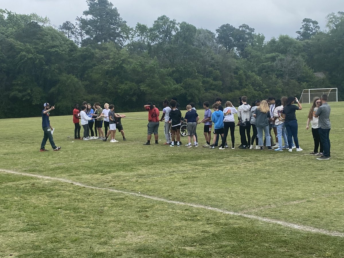 Tug of War to talk about the Civil War. Students enjoyed learning the time period in a different way.