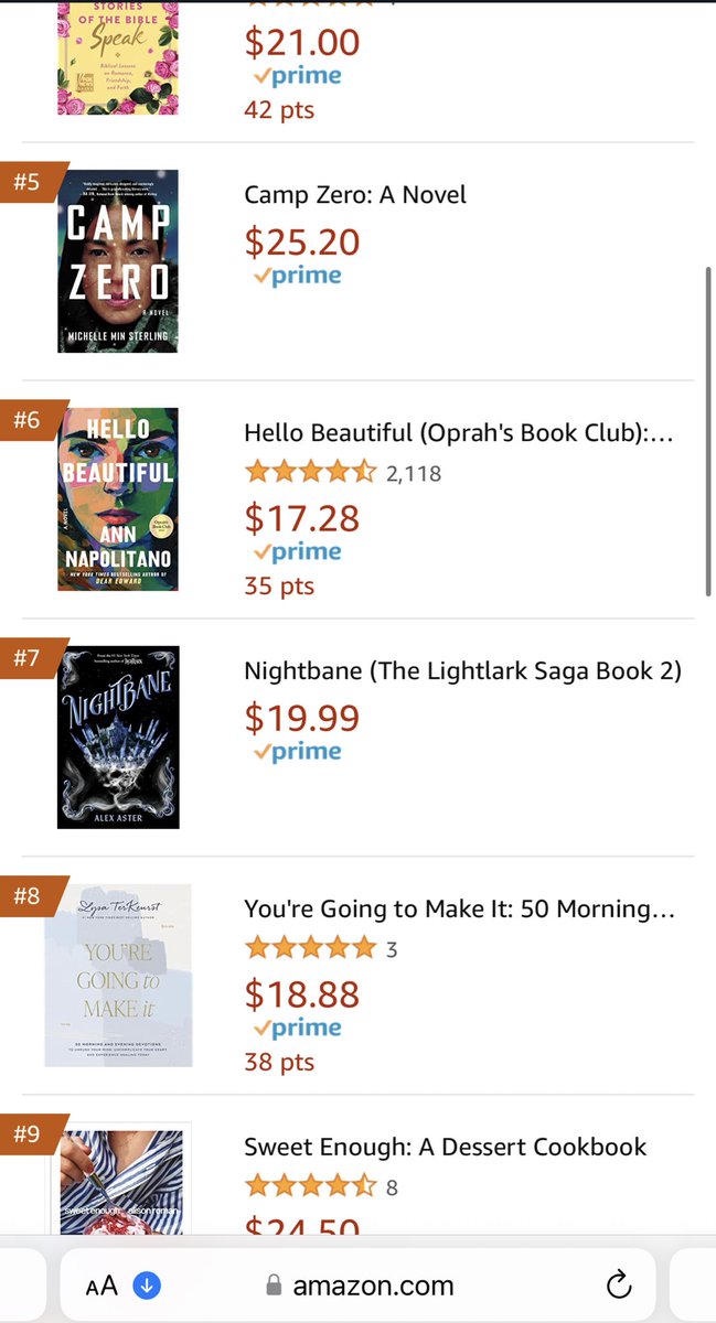 Top 100 on Amazon on day 1 of preorders. You all are amazing. Preorder the second book in the Lightlark series, Nightbane, anywhere now!❤️