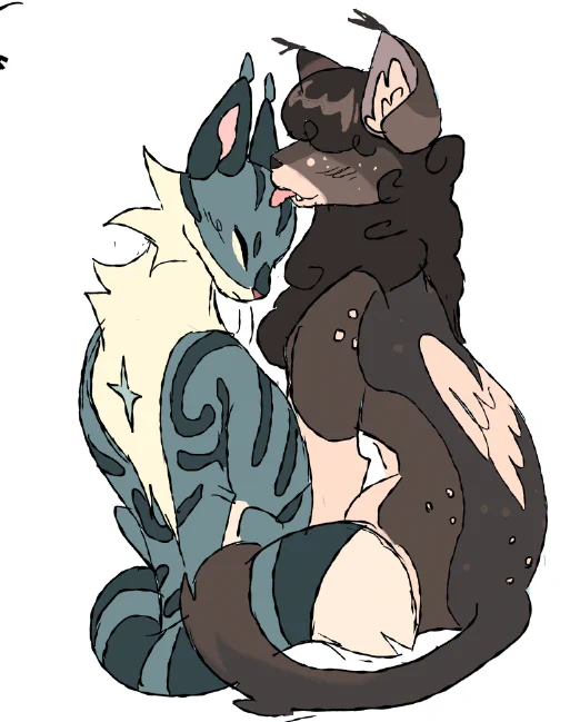 #warriorcats all medcats are gay (Kestralflight and jayfeather) 