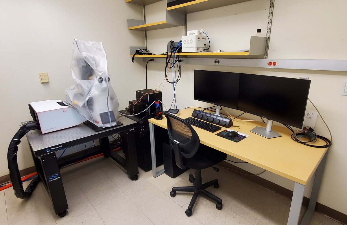Super excited for the new toy in the lab! Confocal microscope is setup. Cannot wait to image more!