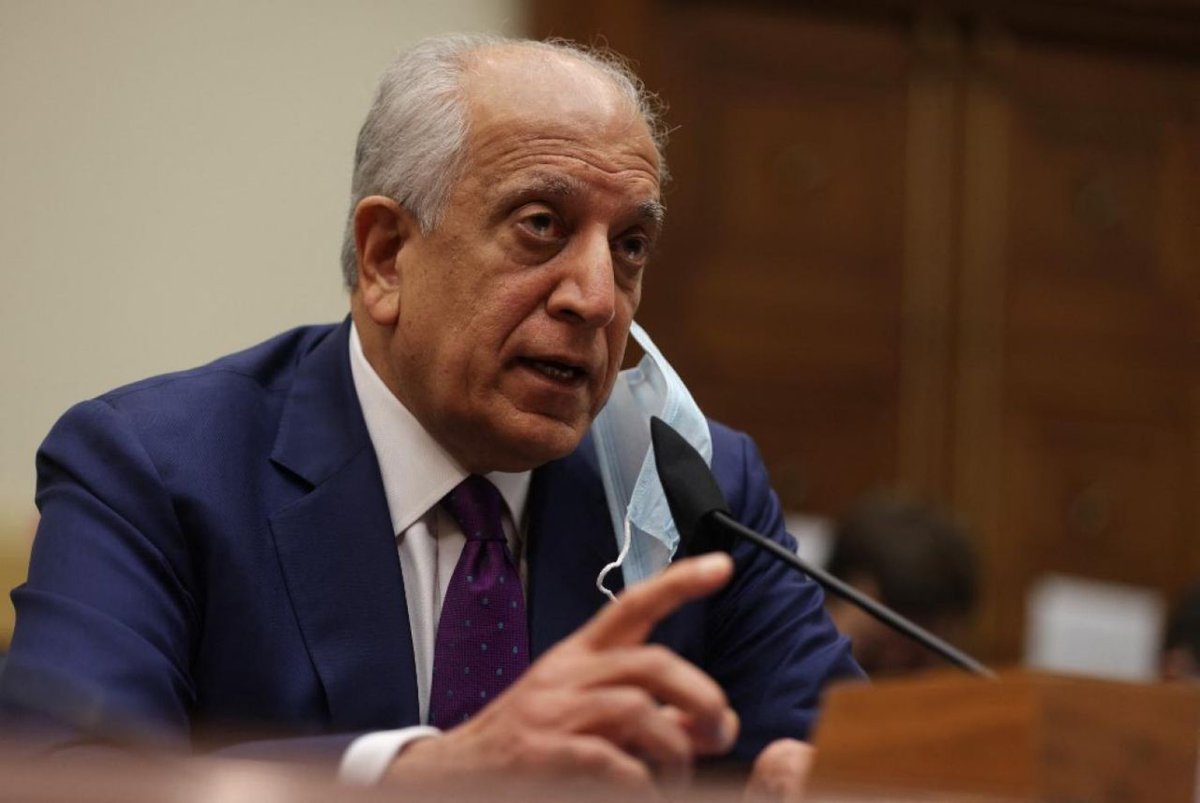 SodaysM's tweet photo. Zalmi Khalilzad, a Pashtun terrorist of Afghan descent, today in the center of democracy and democracy in the United States of America, supports international Taliban terrorists and caused the destruction of a nation and a country. https://t.co/kVGq07nMw8
