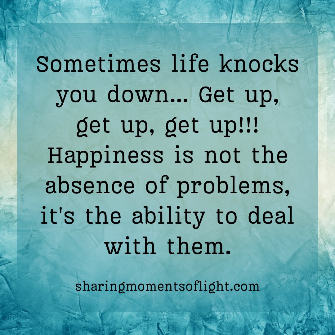 Life is tough, but so are you! Rise up and face your challenges head-on. Don't wait for happiness to find you, create it by tackling your problems with strength and resilience. You've got this!

#riseup #strength #resilience #facechallenges #happiness #positivity #motivation