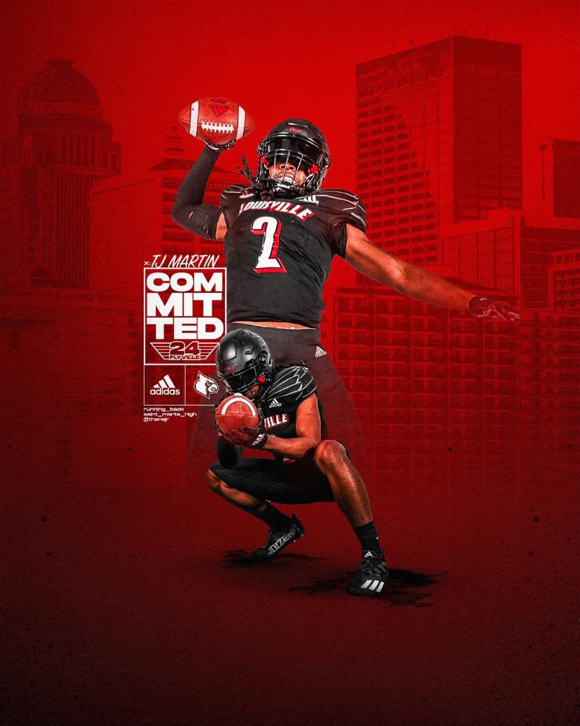 Congratulations to <a href="/ThaneJr/">Tj Martin</a> on his commitment to continue his career in the #ACC. <a href="/LouisvilleFB/">Louisville Football</a> is getting a good one. #gocards